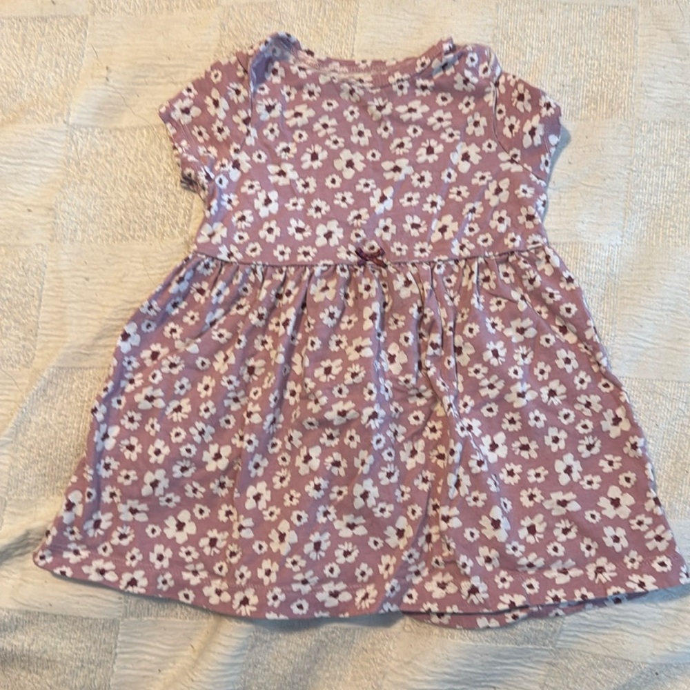 Purple/ flower dress